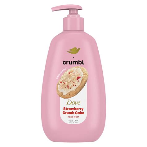 Dove Crumbl Moisturizing Liquid Hand Soap Strawberry Cookie, 12 oz ...