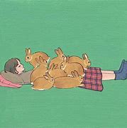Image result for Sleeping Bunny Drawing