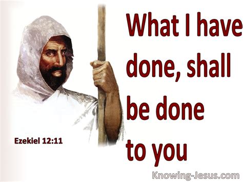 What Does Ezekiel 12:11 Mean?