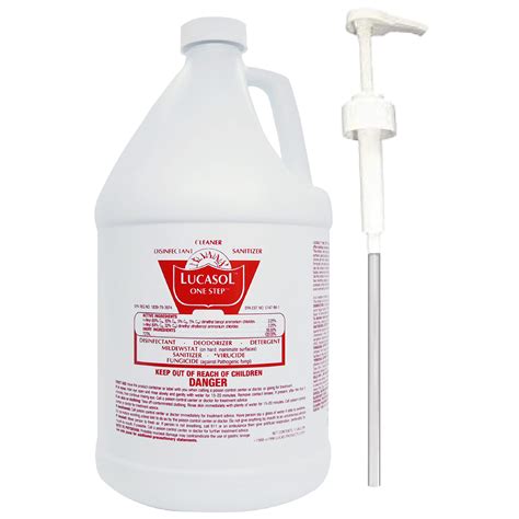 Buy Lucasol One Step Disinfectant, 1 Gallon Disinfectant & Attachable ...