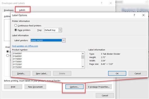 Image result for Step by Step Mail Merge Wizard Labels