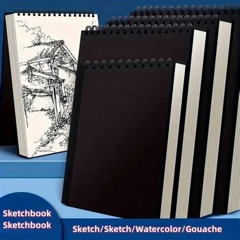 1 Sketchbook, Spiral Top Binding Drawing Pad, 1 Book Of 30 Sheets, Acid ...