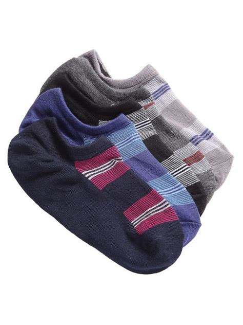 Loafer Socks for Men – Cotton, Multi-Coloured Pack of 5