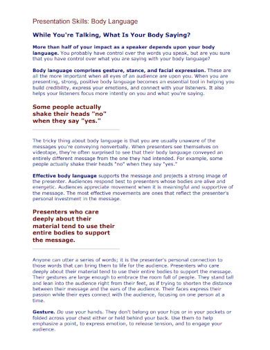 10+ Body Language Examples to Download