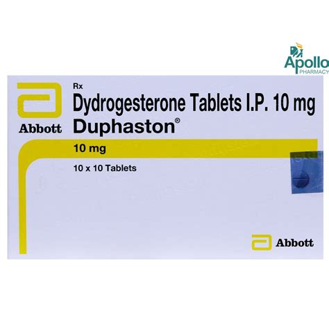 Duphaston 10 mg Tablet | Uses, Side Effects, Price | Apollo Pharmacy