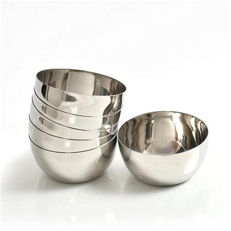Buy ZORROW MART Stainless Steel Dinner Bowl Wati Katori Set With High ...