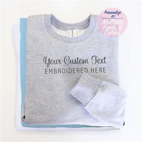 Custom Embroidered Sweatshirt