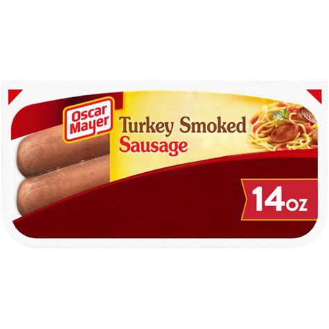 Oscar Mayer Hardwood Smoked Turkey Sausage with One Half Less Fat (2 ct ...