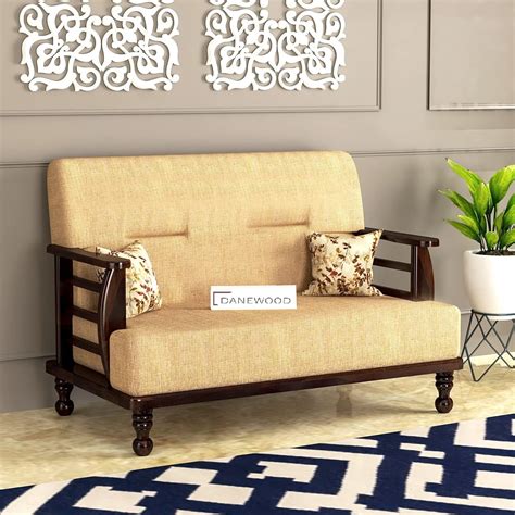 DaneWood - 2 Seater Sofa Set for Living Room, Drawing Room & Office ...