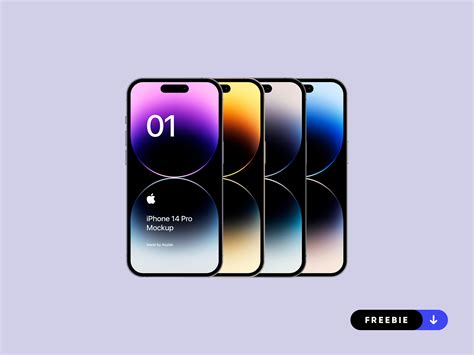 Freebie iPhone 14 Pro Mockup - PSD by Asylab on Dribbble