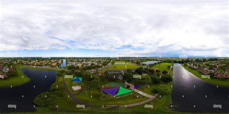 360° view of Sunrise, FL, USA - October 1, 2023: Aerial 360 drone photo ...