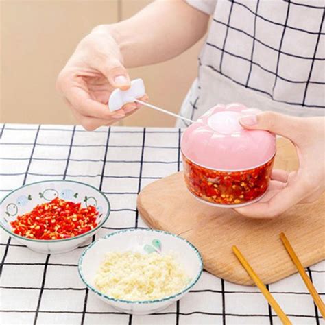 Buy Manual Food Chopper, Compact & Powerful Hand Held Vegetable Chopper ...