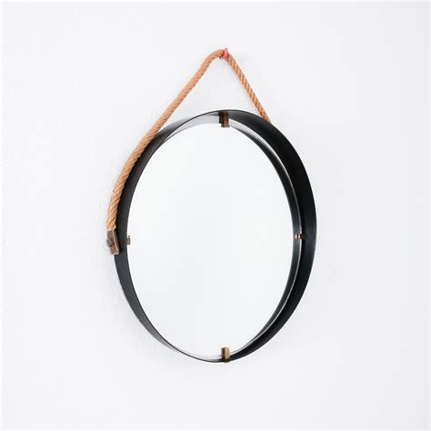 Brass Frame Wall Mirror, Italy, 1955 - Carl Hagenauer Style – DERIVE