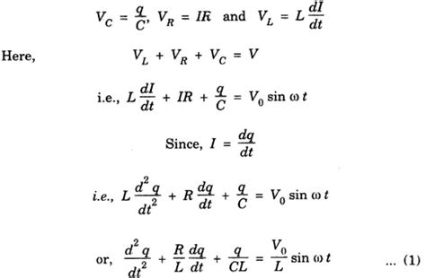 Mechanical and Electrical Analogues - Oscillations