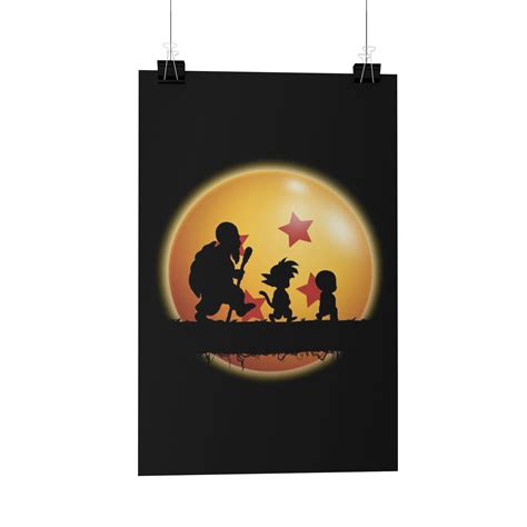 Dragon Ball silhouette Metal Poster – The STATIC Store
