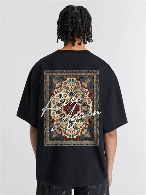 Rise Again Men Oversized Printed T-Shirt | PRONK – pronk.in