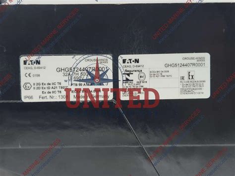 EATON GHG5124407R0001 CROUSE HINDS SERIES INTERLOCK RECEPTACLE 1308 ...