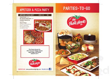 Pasta House Co menu in High Ridge, Missouri, USA