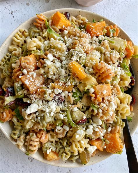 Fall Pasta Salad - onebalancedlife.com