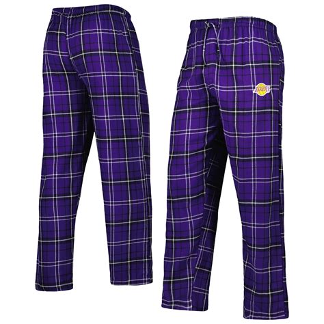 Men's Concepts Sport Purple/Black Los Angeles Lakers Ultimate Plaid ...