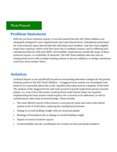 Image result for Project Proposal Statement of the Problem Example