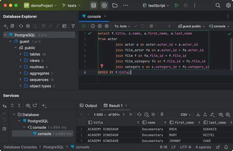 How to Use Datagrip 的图像结果