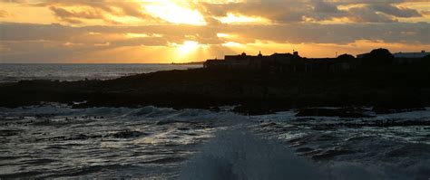 Download wallpaper 2560x1080 sea, sunset, shore, waves, splash dual ...