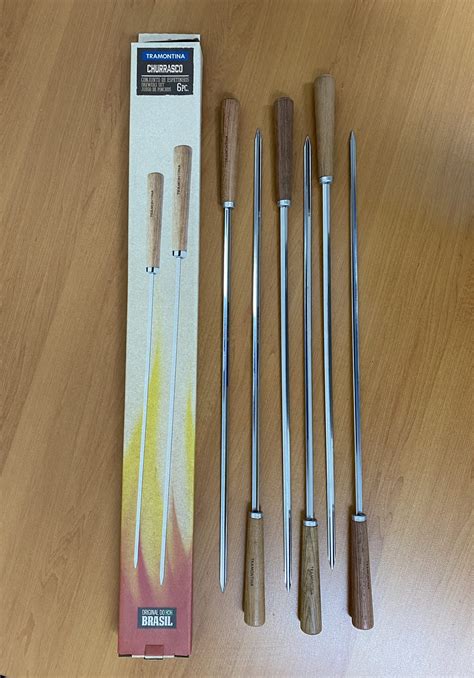 TRAMONTINA 50CM BBQ CHURRASCO SKEWER SET OF 6 - 26499/011 - Aussie ...