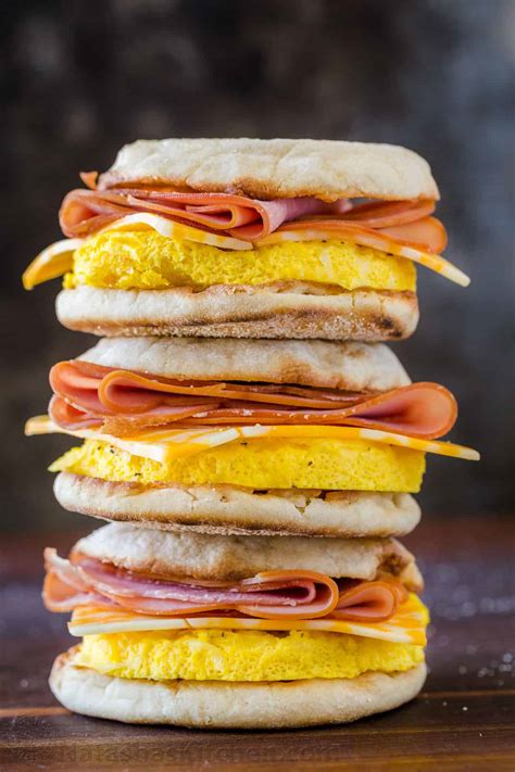 Freezer Breakfast Sandwiches (VIDEO) - NatashasKitchen.com