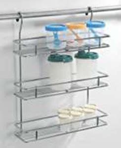 Lifetime Hanging Spice Rack(Without Rod) Stainless Steel Wall Shelf ...