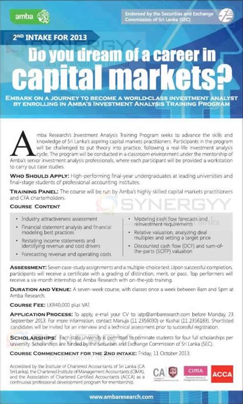 Image result for Analyst Training Program