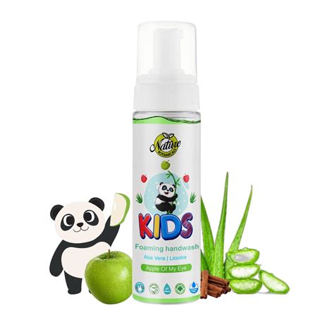 Nature Botanicals Foaming Hand Wash For Kids | Enriched with Aloe Vera ...