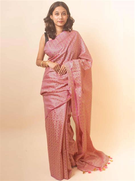 Katan Silk Saree with weaving designs - 18118 – AEVUM