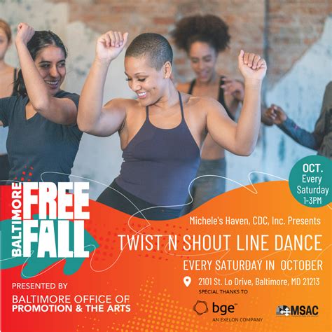 Twist N Shout Line Dance | Free Fall Baltimore