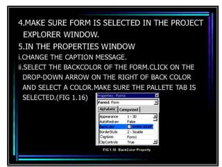Structured Programming in Visual Basic PPT 的图像结果