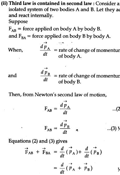 Prove that Newtons second law is the real law of motion - CBSE Class 11 ...
