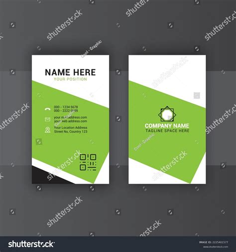 Vertical Business Card Design 的图像结果
