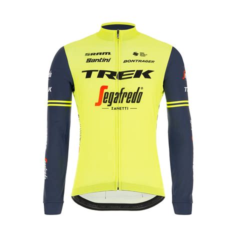 Buy Santini Trek-Segafedo Fan Line Long Sleeve Jersey - Fluo Green ...