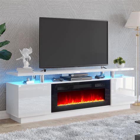 Modern Fireplace And Tv