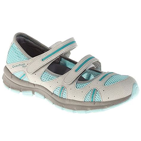 QUECHUA MAYU SANDALS WOMEN'S LIGHT HIKING SHOES, BLUE/BEIGE (39 ...