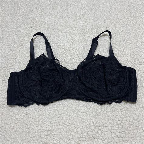 Black lace Bras N Things Bra Bra: 18D Will easily... - Depop