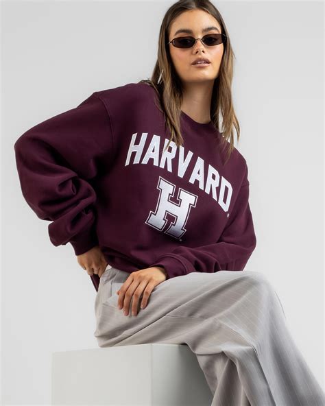 Shop NCAA Harvard University Sweatshirt In Wine Tasting - Fast Shipping ...
