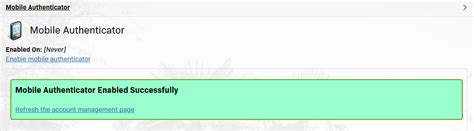 Mobile Device Authenticator Enrollment Directions