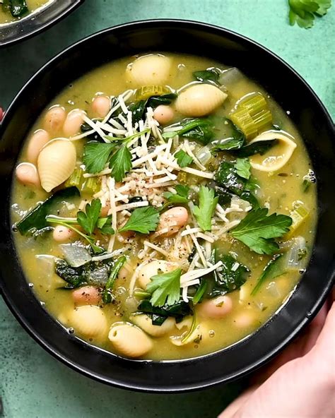 Spinach and white bean soup – Artofit