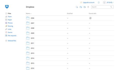 Image result for Dropbox Computer Interface