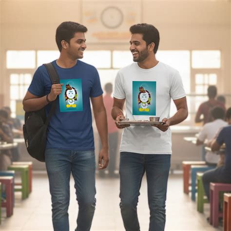 Lord Shiva | Round Neck Unisex T-Shirt | Pure Cotton Luv My India Fash