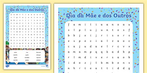 Sopa de Letras Dia da Mãe (teacher made) - Twinkl