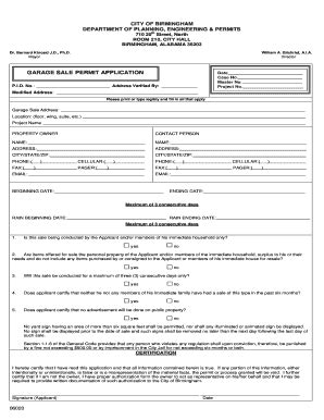 Yard Sale Permit Application - Fill Online, Printable, Fillable, Blank ...