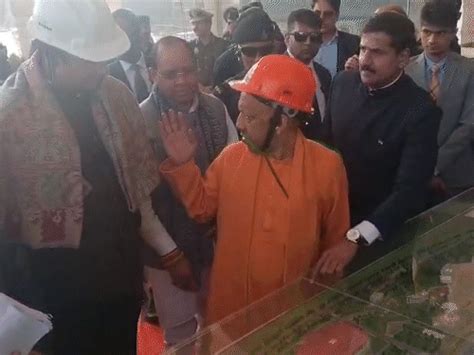 CM Yogi Adityanath Inspects Sports University Meerut; Sangeet Som Signals