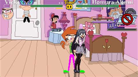 ShimMUGEN girl wedgie match 3.1: Homura's rematch with Vicky... - YouTube